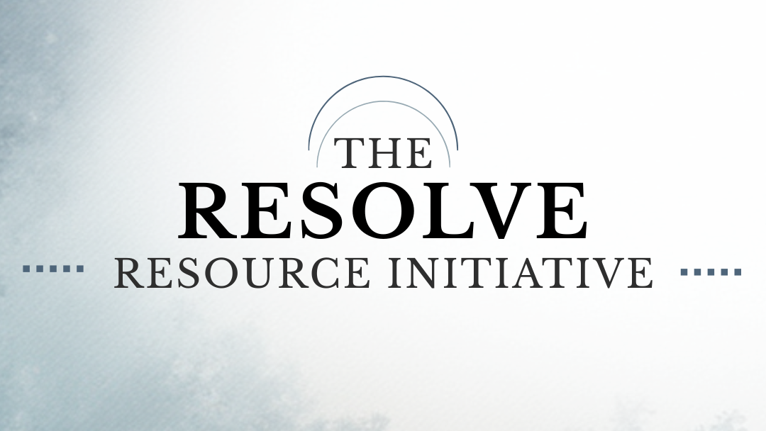 The Resolve Resource Initiative